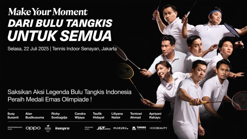 OPPO Hadirkan Pertandingan Legenda Bulutangkis Indonesia di ‘Make Your Moment’