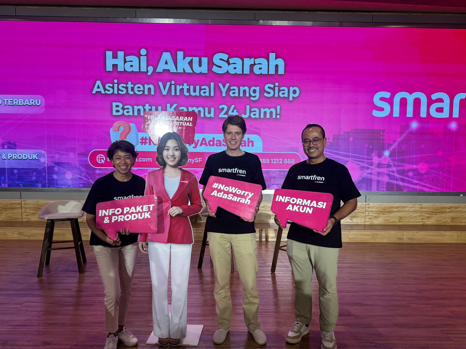 Content image for article: Smartfren Luncurkan Sarah, Asisten Virtual AI untuk Layanan Pelanggan 24/7