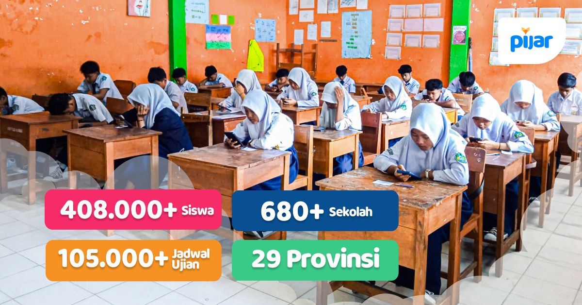 Content image for article: PIJAR CBT Sukses Fasilitasi Ujian Digital untuk 408.000 Siswa di 29 Provinsi