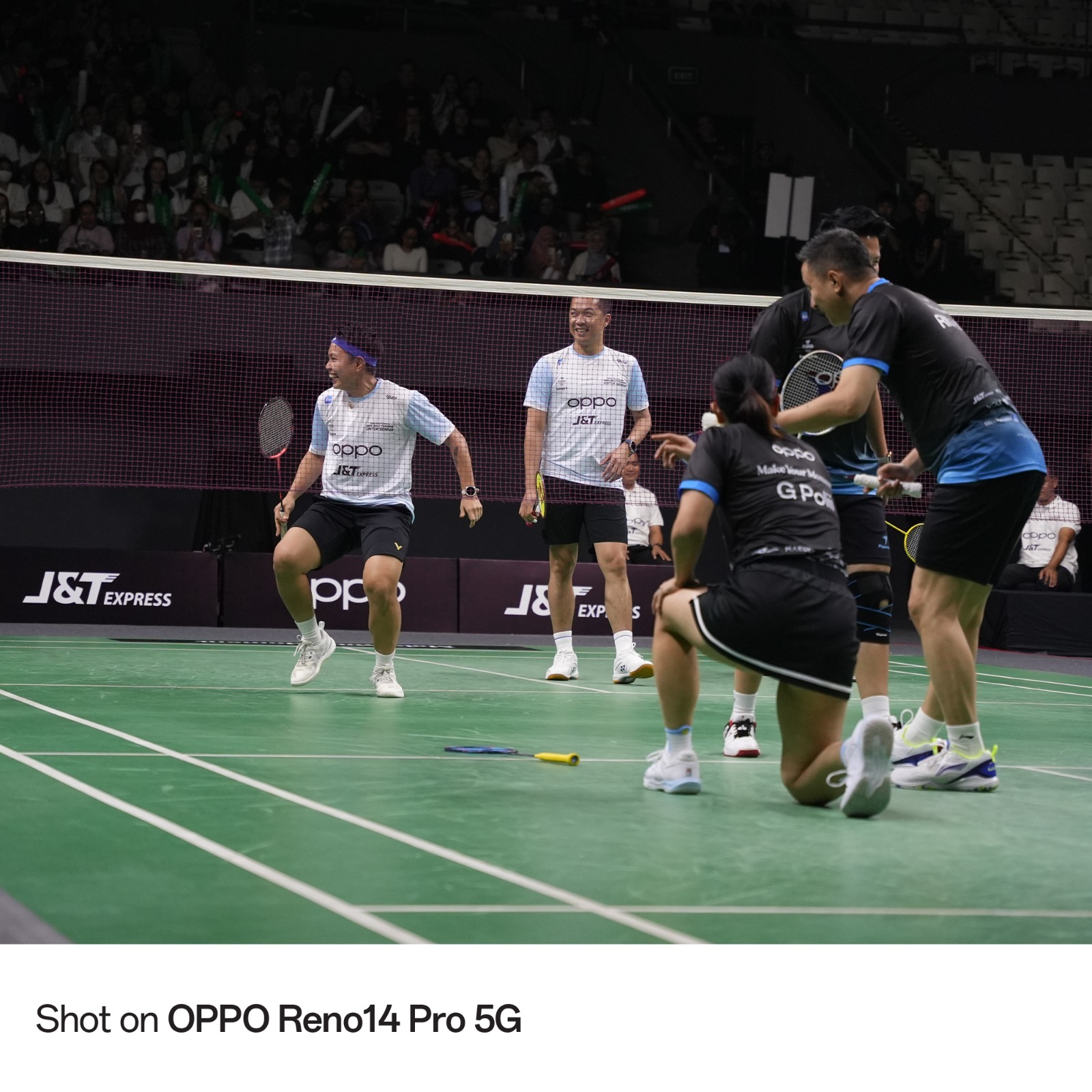 Content image for article: OPPO Reno14 Series Buktikan Keunggulan Kamera AI di Acara Legenda Bulutangkis
