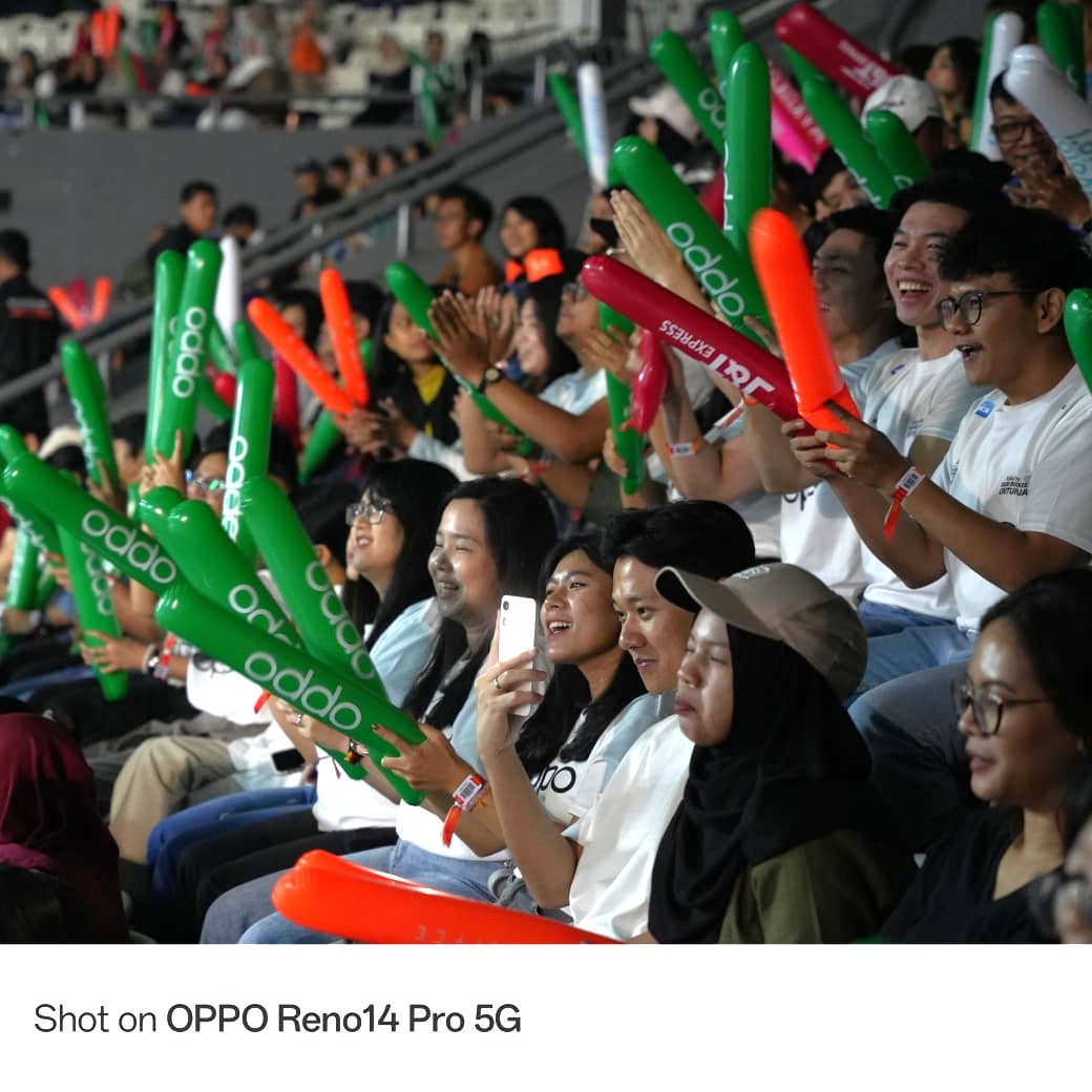 Content image for article: OPPO Reno14 Series Buktikan Keunggulan Kamera AI di Acara Legenda Bulutangkis