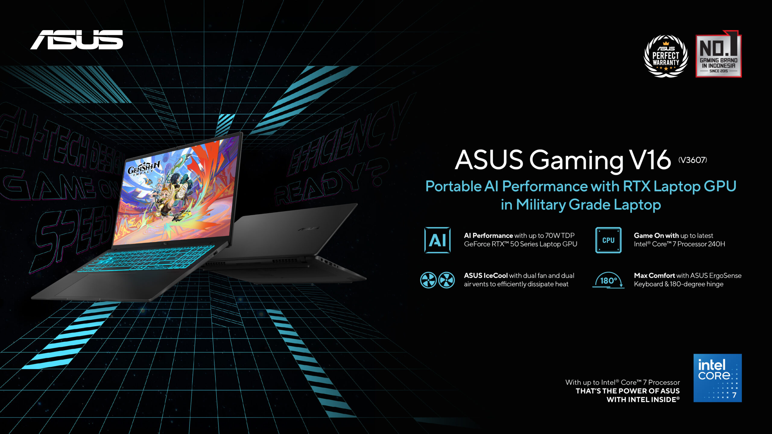 Content image for article: ASUS Gaming V16 Resmi Dirilis di Indonesia, Laptop Gaming RTX 50 Series dengan Harga Terjangkau