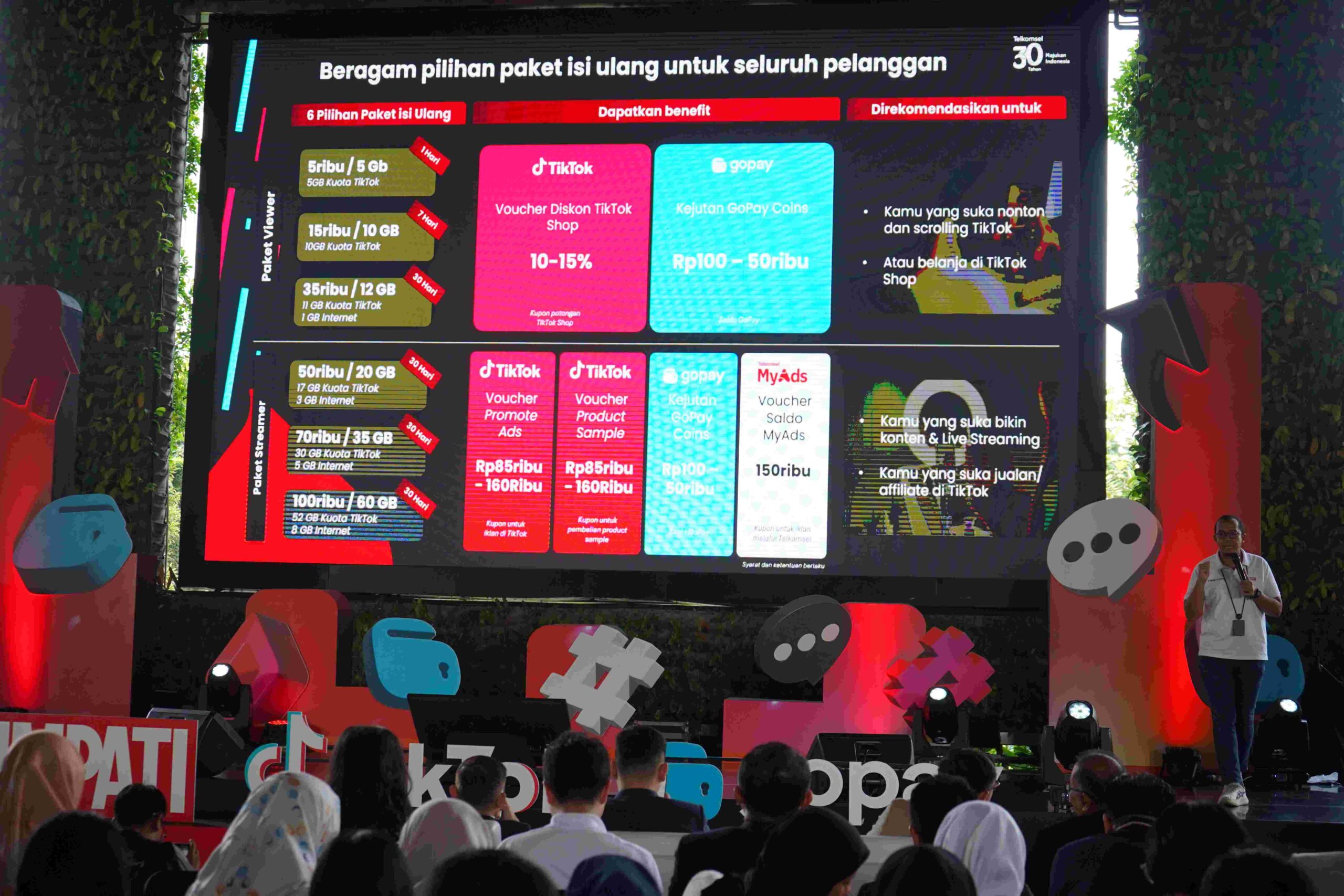 Content image for article: Telkomsel, TikTok, dan GoPay Luncurkan SIMPATI TikTok untuk Perluas Inklusi Digital