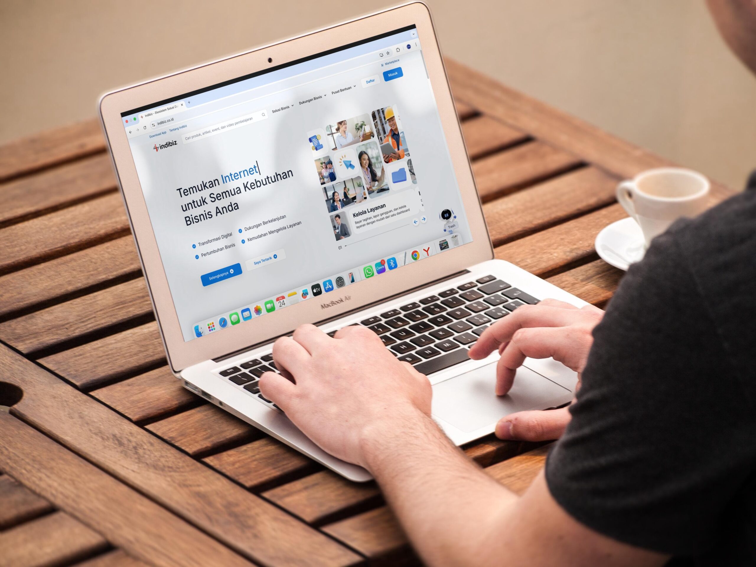 Website Indibiz user friendly