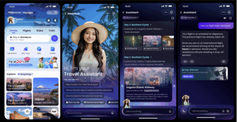 Ant International Luncurkan Alipay+ Voyager, AI Travel Companion Terintegrasi