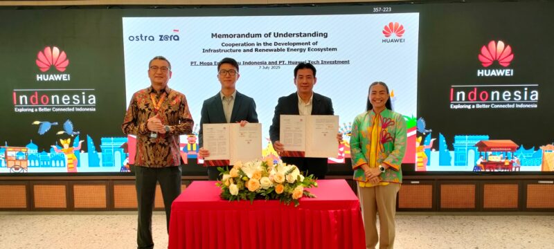 Mega Energi Biru dan Huawei Kolaborasi untuk Transisi Energi Bersih