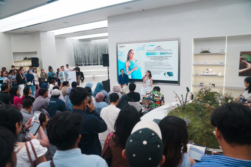 First Sale OPPO Reno14 Series, Cinta Laura Takeover OPPO Gallery!