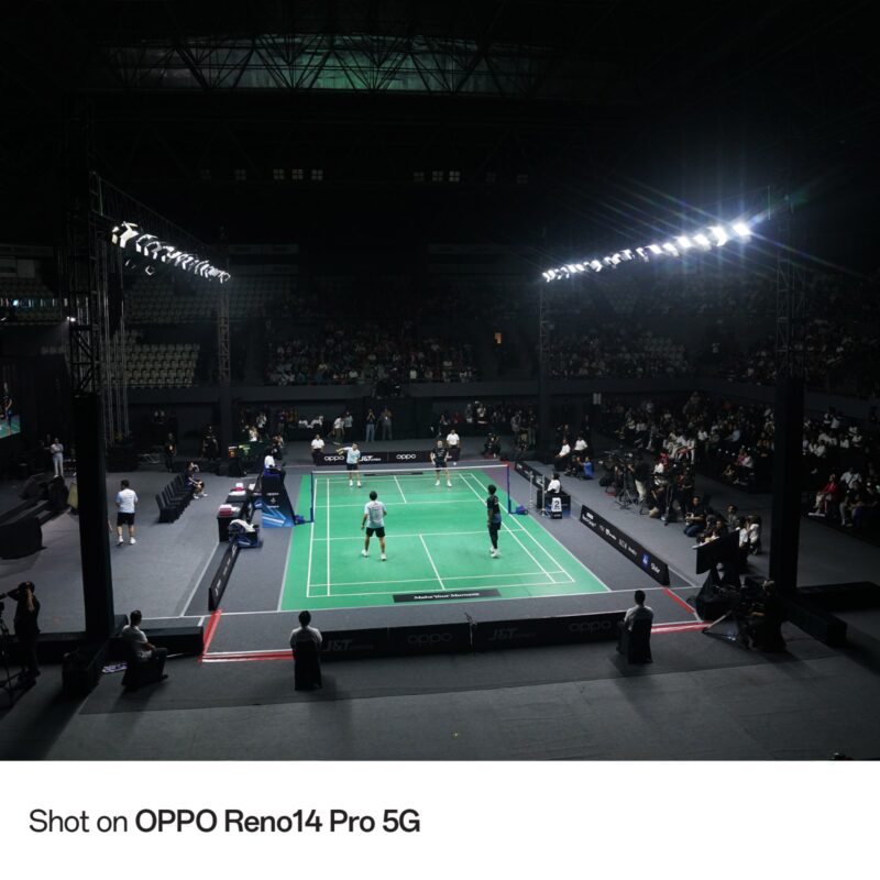 OPPO Reno14 Series Buktikan Keunggulan Kamera AI di Acara Legenda Bulutangkis