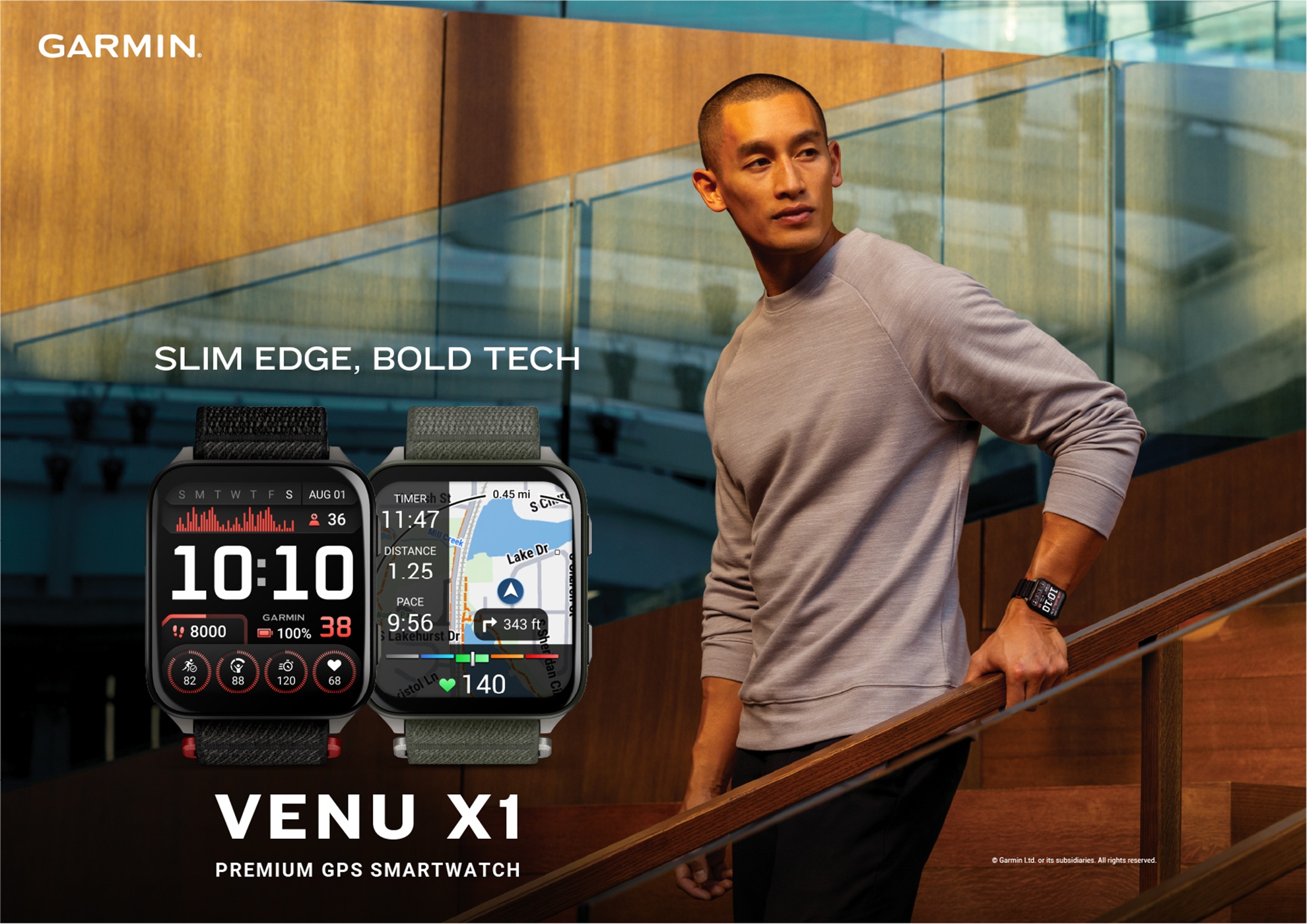 Garmin Venu X1 Resmi Dirilis: Smartwatch Teringan dengan Layar 2 Inci