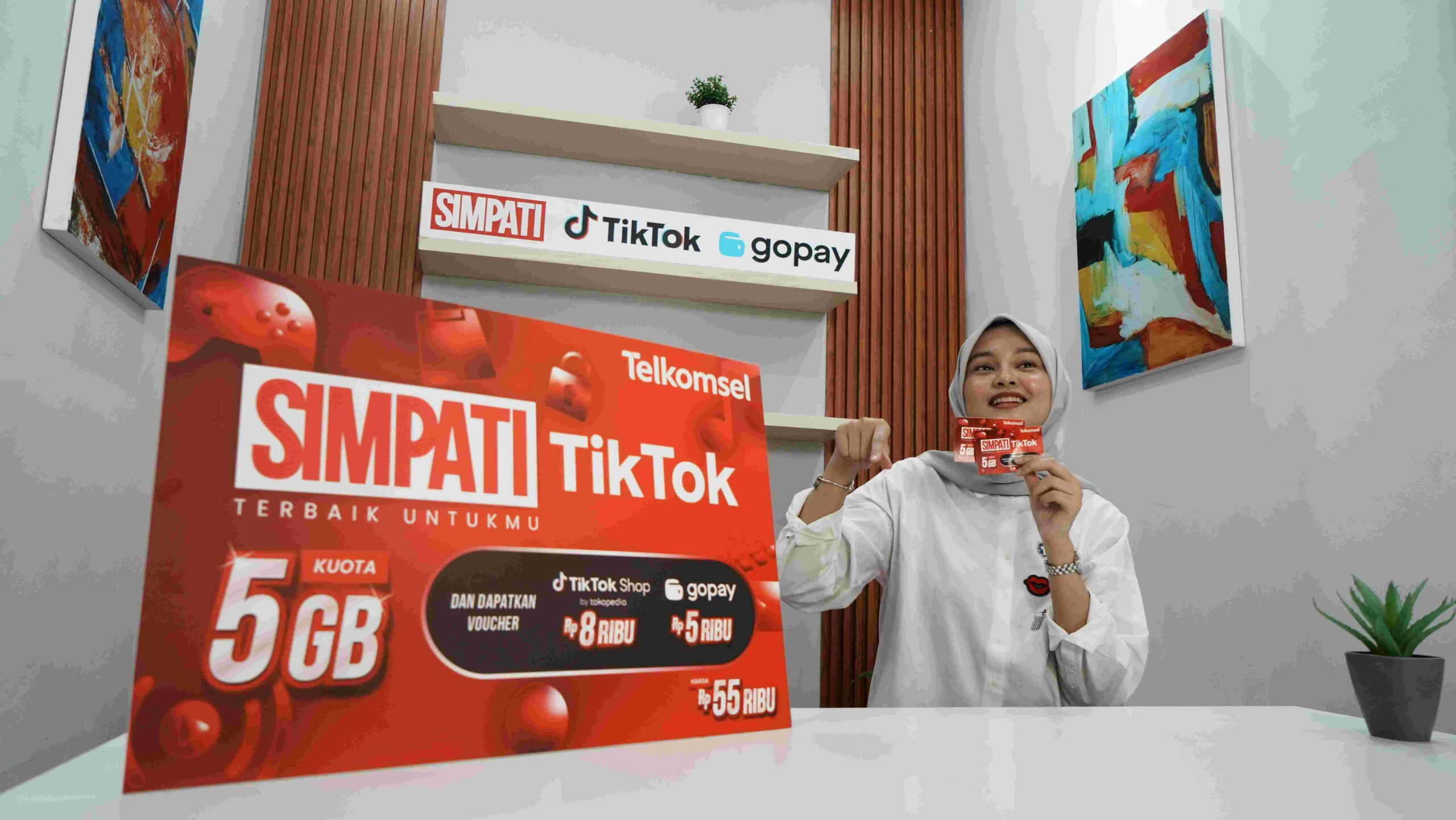 Telkomsel, TikTok, dan GoPay Luncurkan SIMPATI TikTok untuk Perluas Inklusi Digital