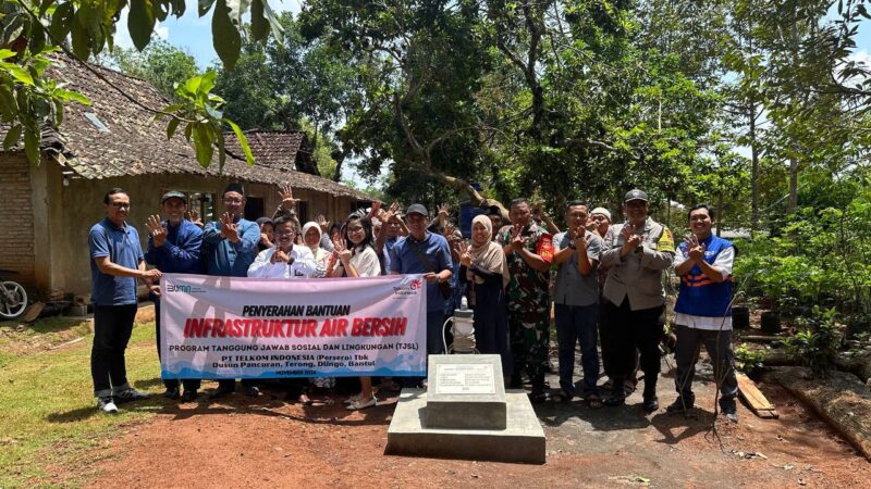 Telkom Bangun 51 Sarana Air Bersih di 5 Kota/Kabupaten