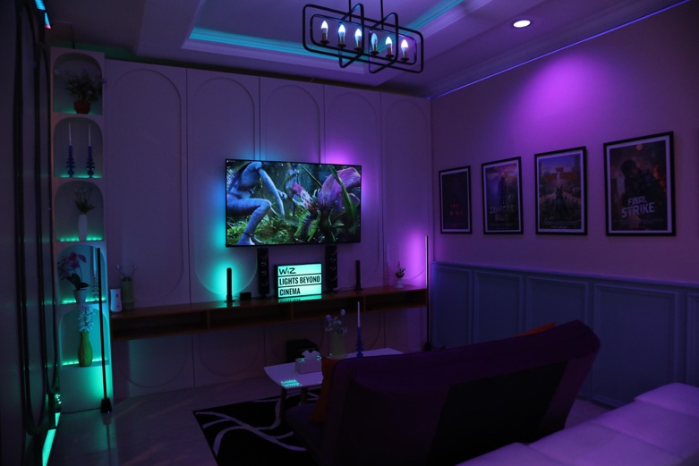 Content image for article: WiZ TV Sync Lights Resmi Hadir di Indonesia, Pengalaman Nonton dan Gaming Makin Imersif