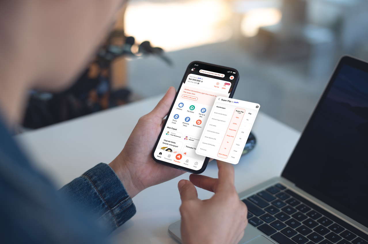 Content image for article: Flip dan Bank Aladin Syariah Luncurkan Super Flip, Tabungan Syariah Digital dengan Imbal Hasil Tinggi