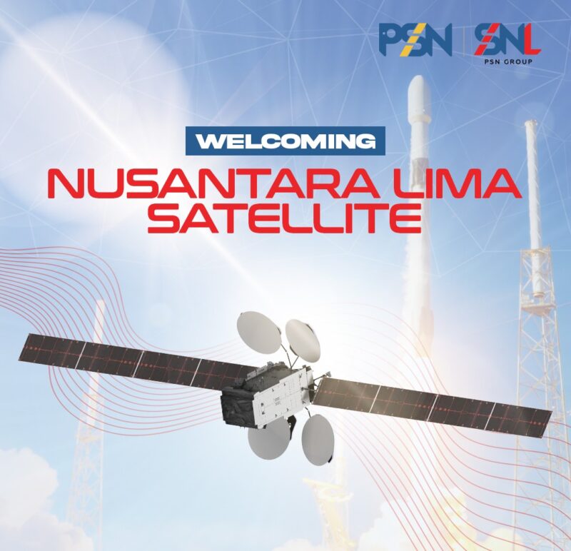 PSN Siap Luncurkan Satelit Nusantara Lima, Kapasitas 160 Gbps