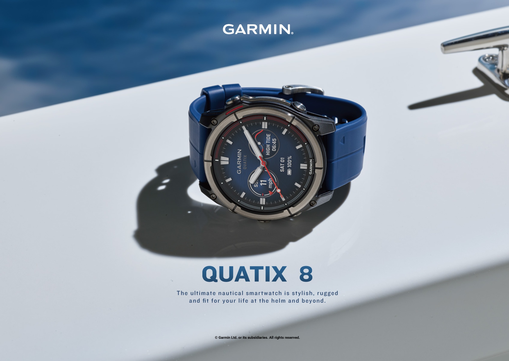 Garmin quatix 8 Resmi Dirilis, Smartwatch Maritim dengan Fitur Canggih
