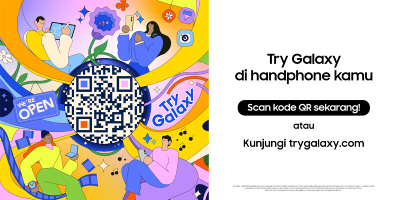 Samsung Luncurkan Try Galaxy, Cobain Fitur HP Lipat di Smartphone Biasa