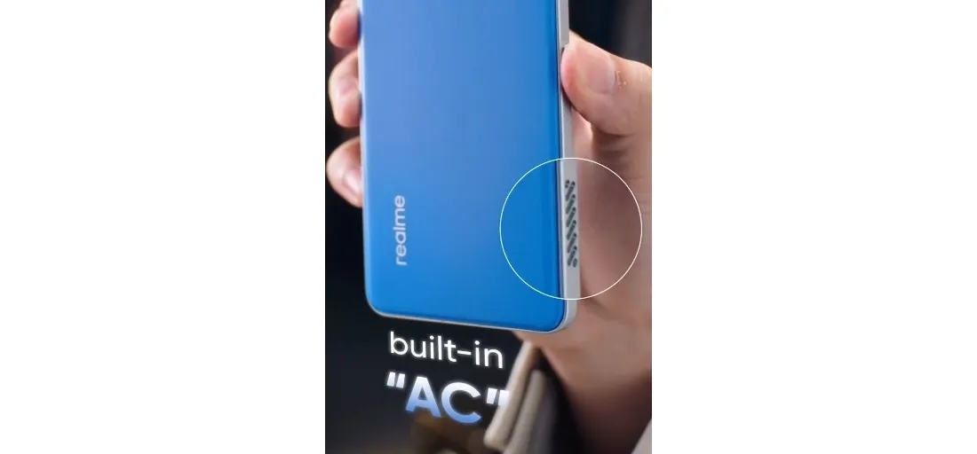 Realme's 10,000 mAh battery phone also has a built-in cooling fan