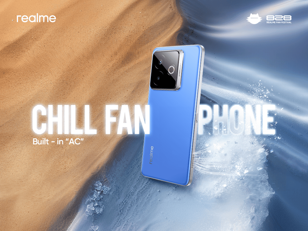 Content image for article: realme Luncurkan Baterai 15.000mAh dan Chill Fan Phone di Fan Festival 2025