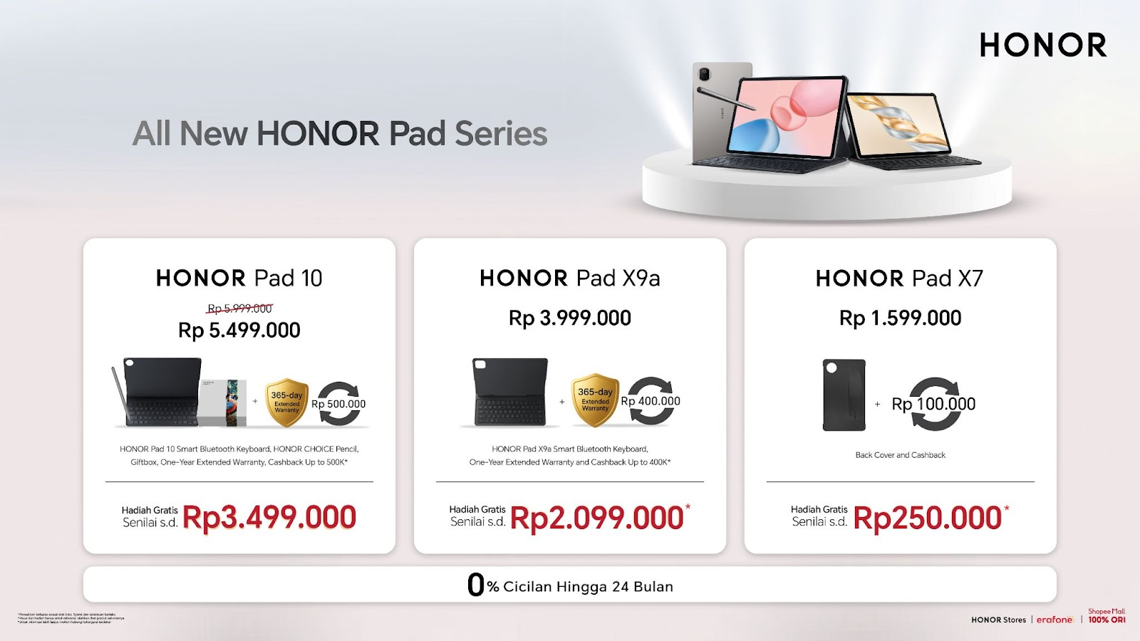 Content image for article: HONOR Rilis Tablet AI dan Smartwatch di Indonesia, Harga Mulai Rp1,6 Juta