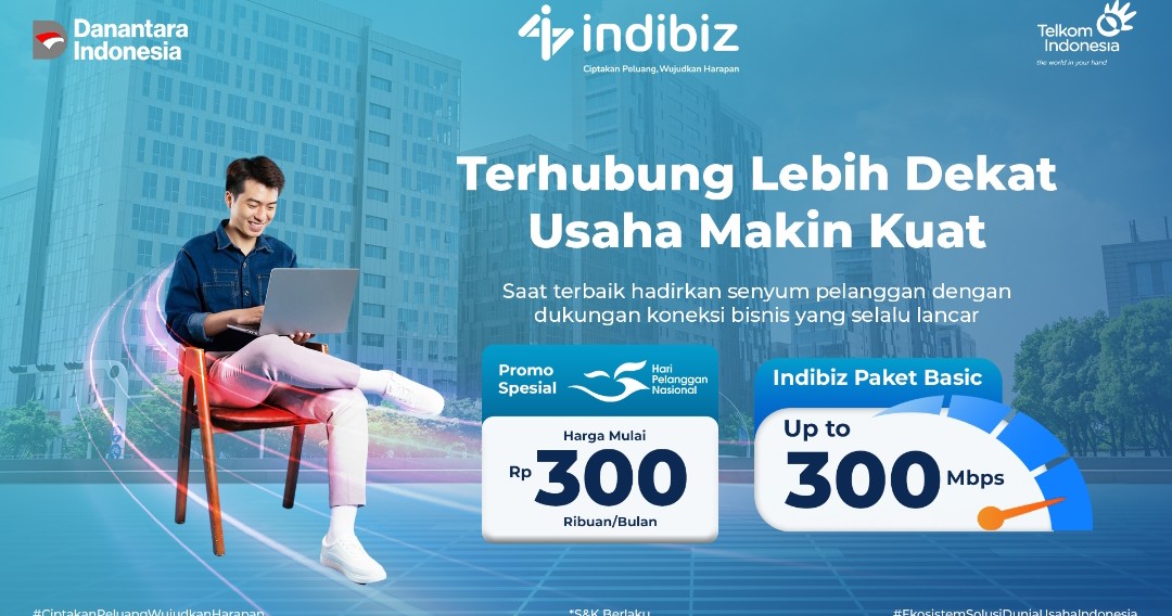 Content image for article: Indibiz Hadirkan Promo Eksklusif Paket Basic untuk UKM di Hari Pelanggan Nasional
