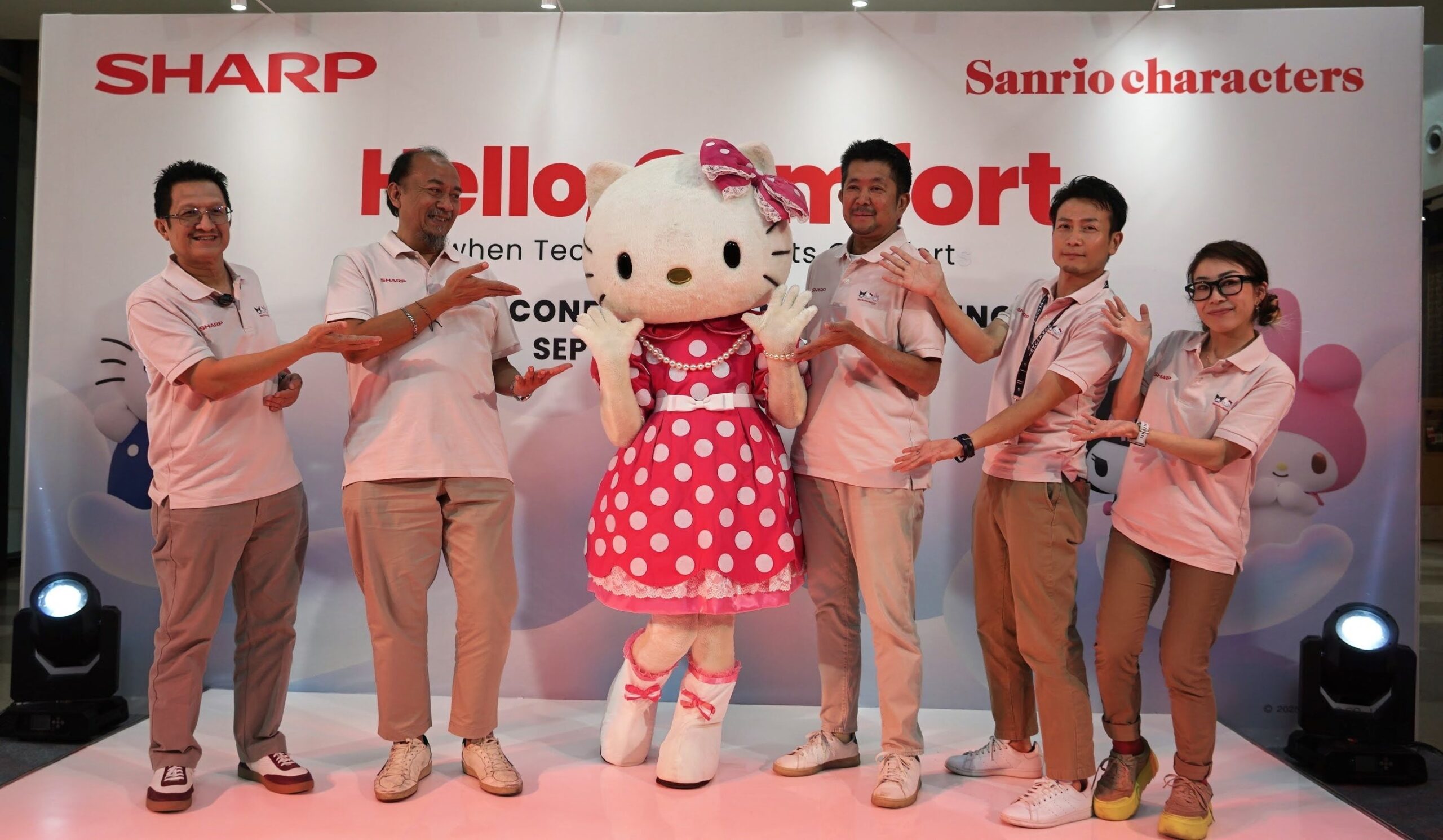 Content image for article: Sharp Luncurkan Kampanye Hello Comfort dengan Kolaborasi Sanrio