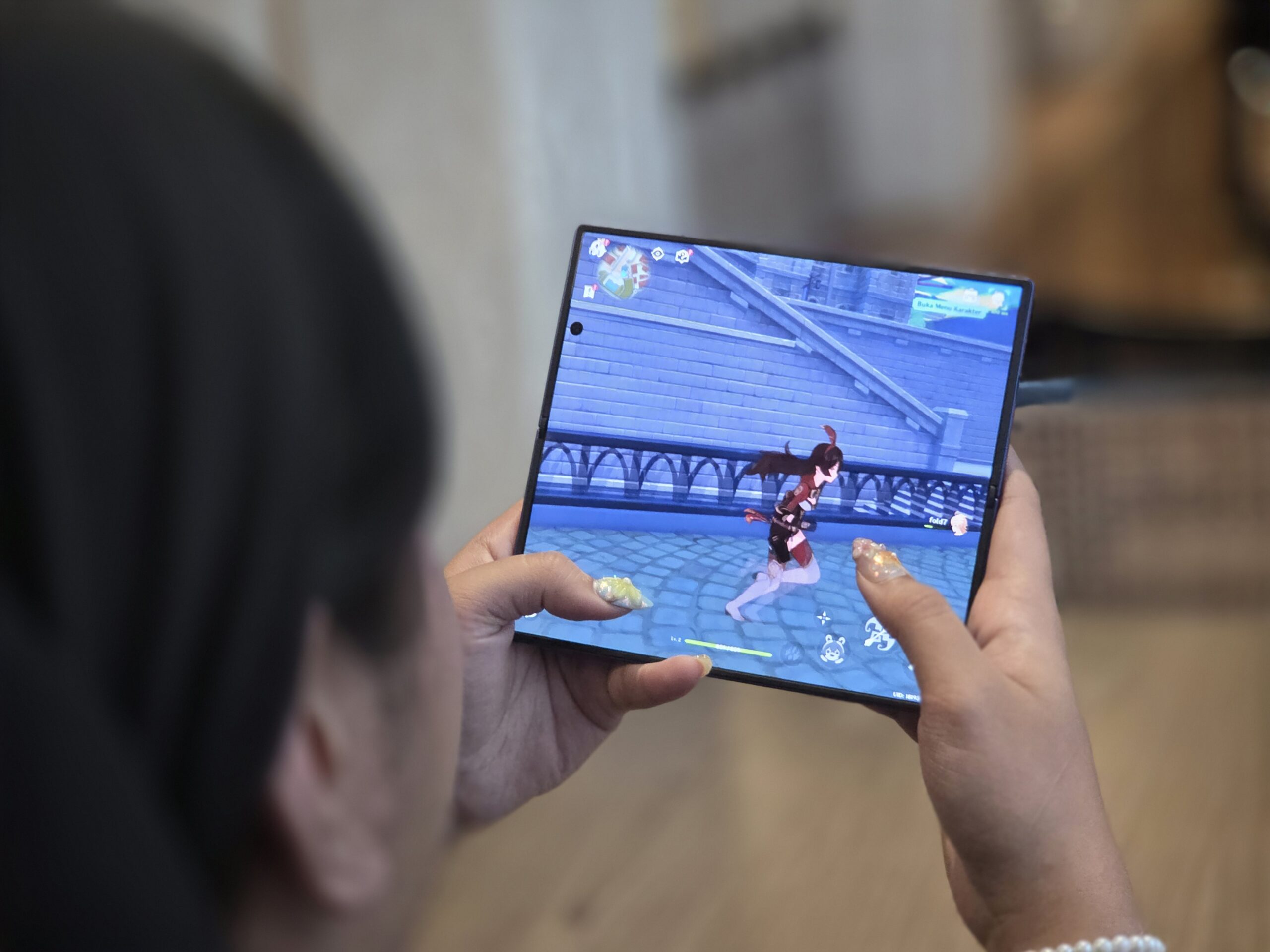 Content image for article: Galaxy Z Fold7: HP Lipat Ideal untuk Gaming dengan Gemini AI