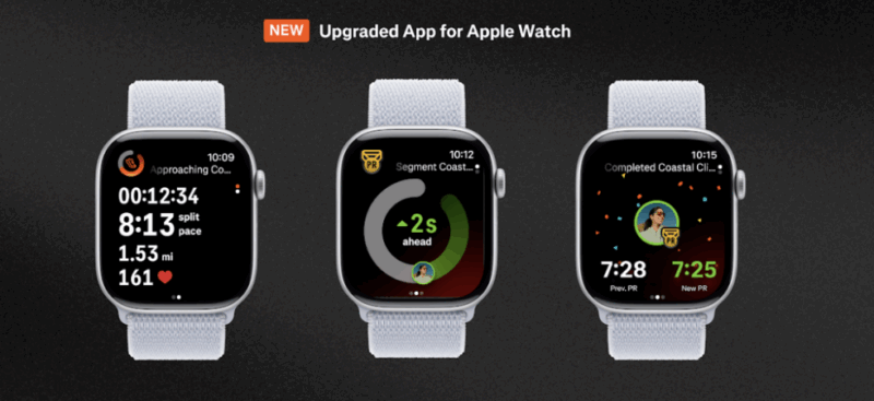 Strava di Apple Watch Berdesain Baru dan Ada Fitur Live Segments