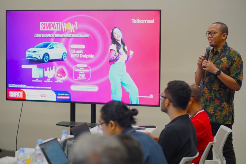 Telkomsel Umumkan 13 Pemenang Mobil Listrik BYD Dolphin di SIMPATI HOKI