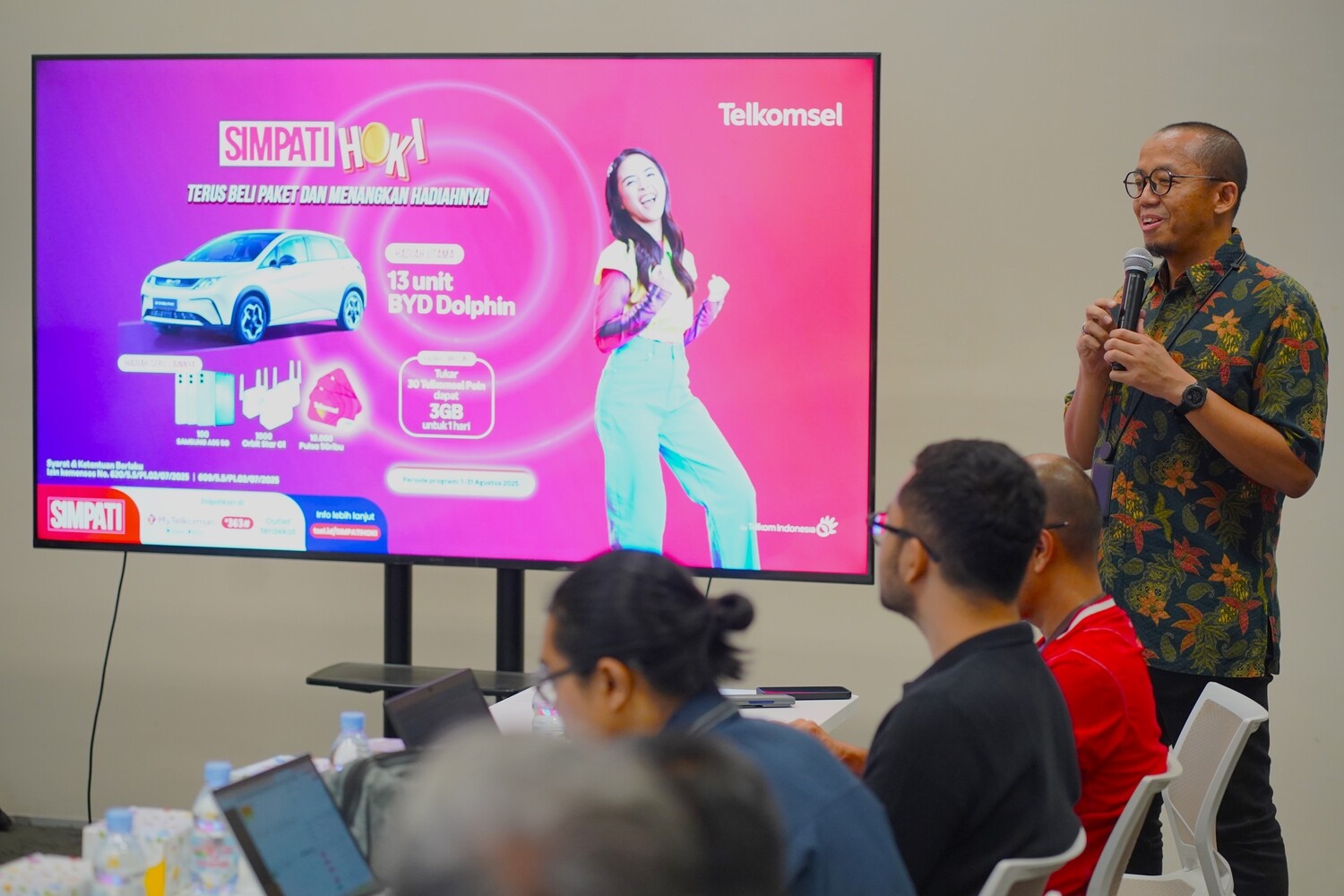 Telkomsel Umumkan 13 Pemenang Mobil Listrik BYD Dolphin di SIMPATI HOKI