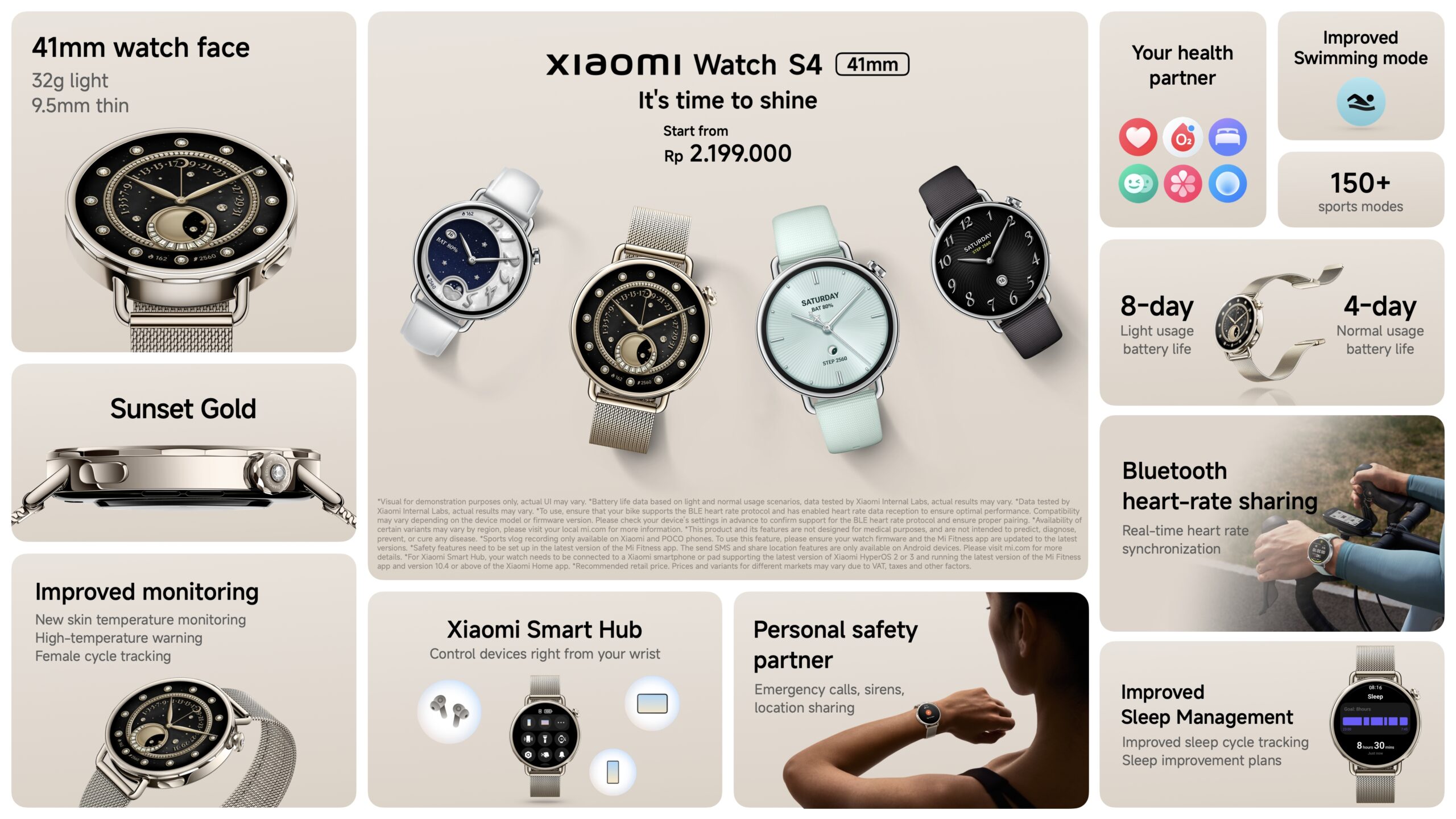 Content image for article: Xiaomi Luncurkan Wearables Gold Collection untuk Lengkapi 15T Series
