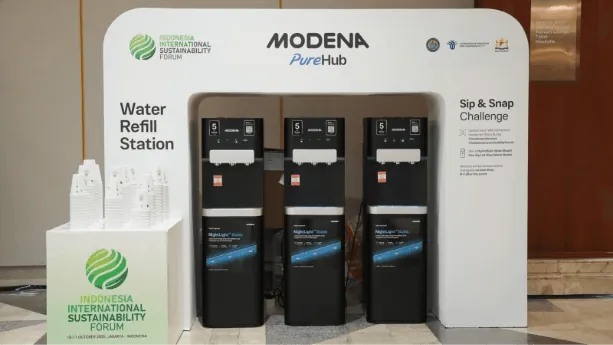 Content image for article: MODENA Perkuat Komitmen Berkelanjutan di IISF 2025