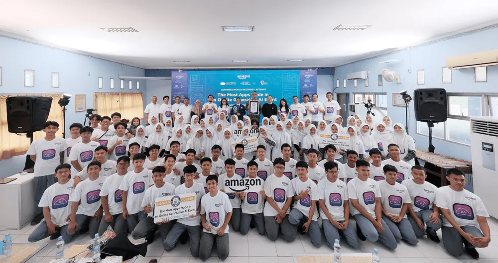 Content image for article: Amazon Pecahkan Rekor Dunia untuk Aplikasi Generative AI di Jawa Barat