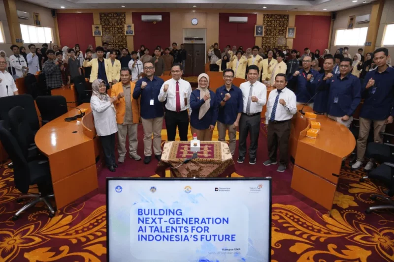AI Campus Telkom Hadir di UNP, Cetak Talenta Digital Unggul
