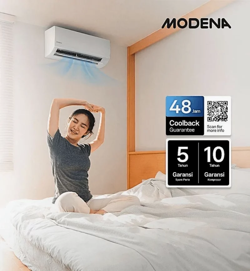 MODENA Luncurkan Lini AC Pertama, Jaminan 48 Jam Dingin Kembali MODENA Luncurkan Lini AC Pertama, Jaminan 48 Jam Dingin Kembali