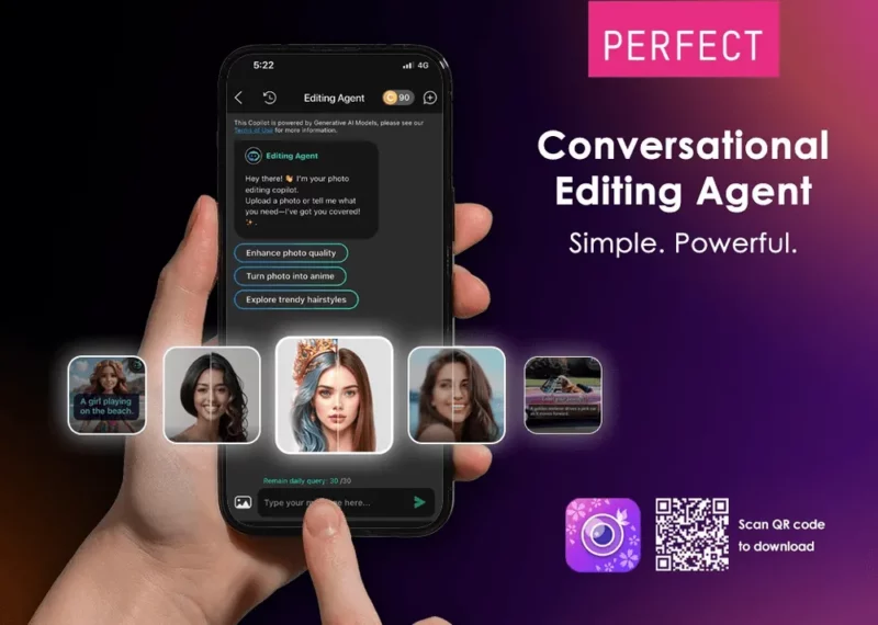 Perfect Corp Luncurkan AI Editing Agent, Edit Foto Jadi Instan dan Realistis Perfect Corp Luncurkan AI Editing Agent, Edit Foto Jadi Instan dan Realistis