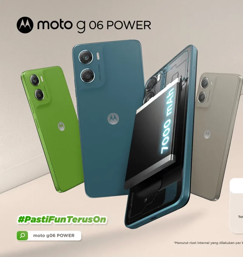 Motorola Luncurkan Moto G06 POWER dengan Baterai 7000mAh