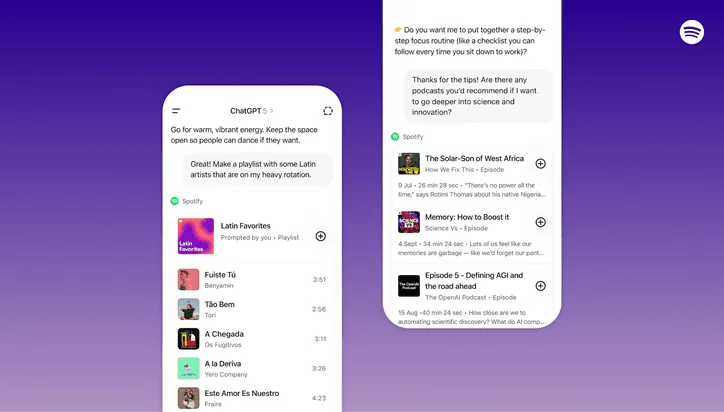 Spotify Hadir di ChatGPT, Beri Rekomendasi Musik dan Podcast Spotify Hadir di ChatGPT, Beri Rekomendasi Musik dan Podcast