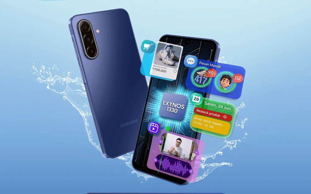 Content image for article: Samsung Galaxy A17 5G Resmi, Cicilan Rp303 Ribuan dengan Gemini AI