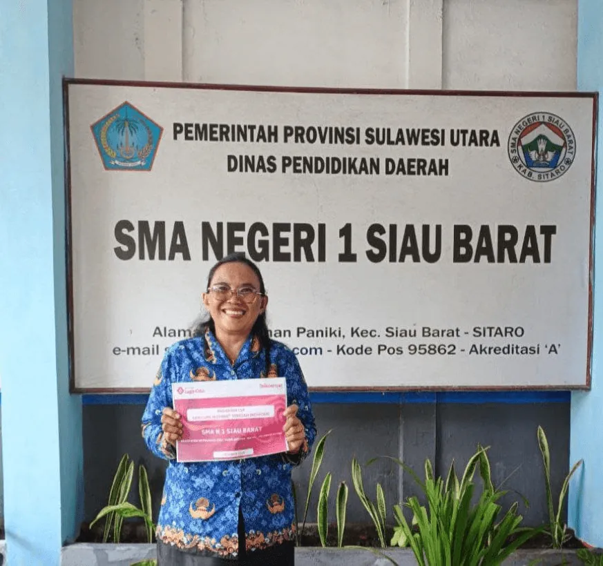 Content image for article: Telkom Salurkan 111.500 GB Kuota Internet ke 21 Sekolah 3T