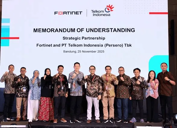 Content image for article: Telkom Indonesia dan Fortinet Jalin Kemitraan Keamanan Siber Nasional
