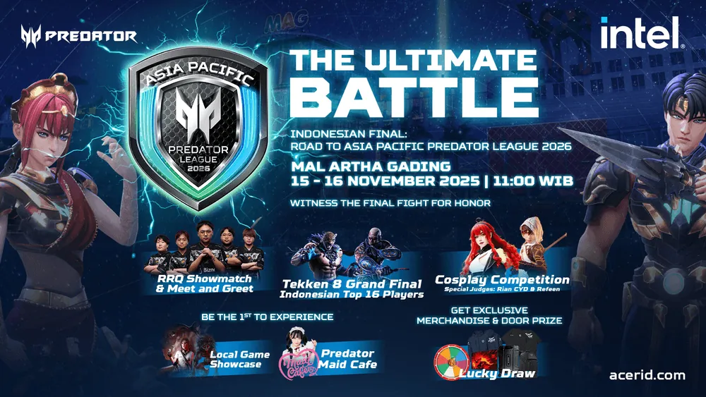 Content image for article: Acer Gelar Indonesian Final Predator League 2026 di Jakarta