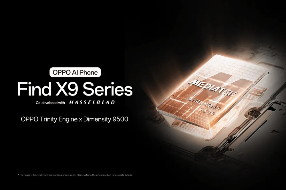 Content image for article: OPPO Find X9 Series Resmi Meluncur dengan MediaTek Dimensity 9500