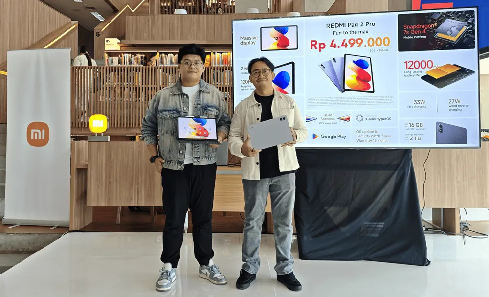 Content image for article: Redmi Pad 2 Pro Resmi Dijual Rp4,5 Jutaan, Bawa Snapdragon 7s Gen 4