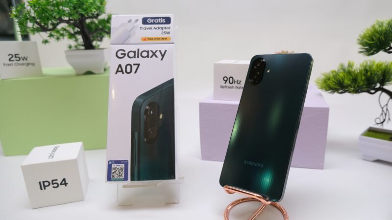 Samsung Galaxy A07, Harga Sejutaan Berbekal Helio G99 dan IP54