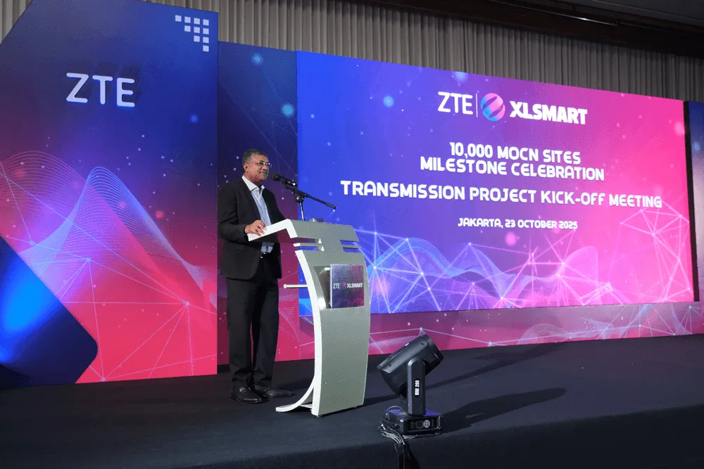 ZTE dan XLSMART Capai 10.000 Situs Jaringan Nirkabel di Indonesia