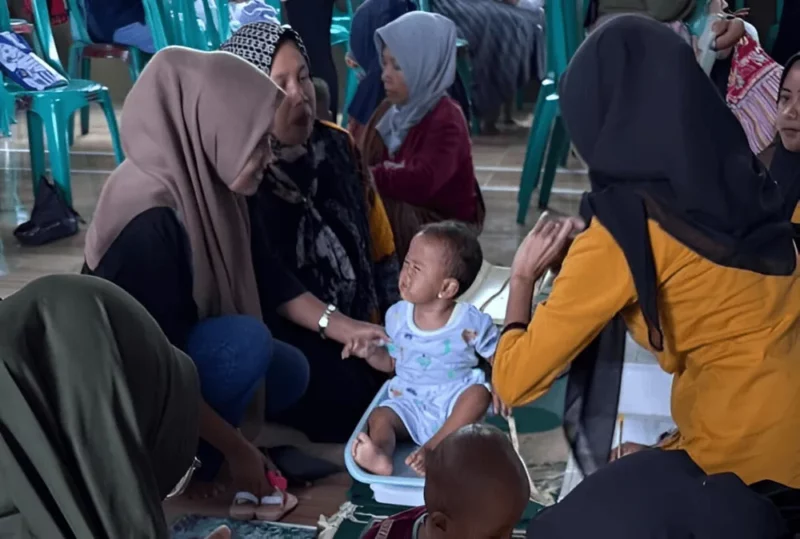 Telkom Luncurkan Stunting Action Hub di Desa Domiyang Pekalongan