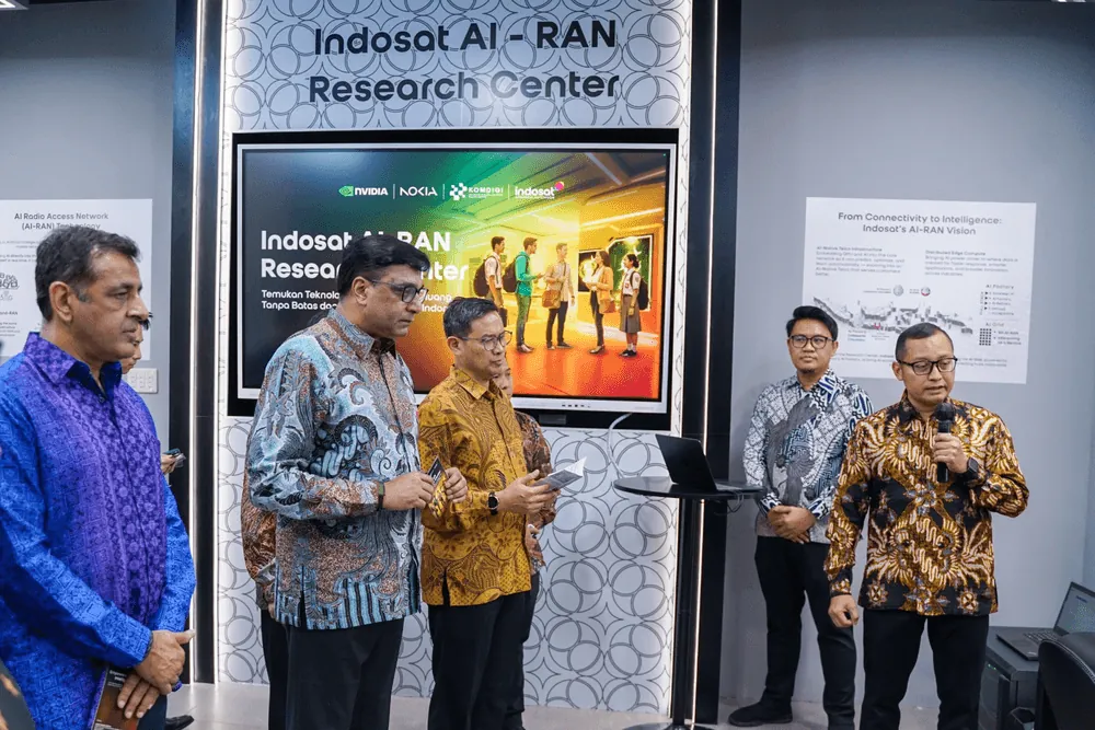 Indosat, Nokia, dan NVIDIA Resmikan AI-RAN Research Center di Surabaya