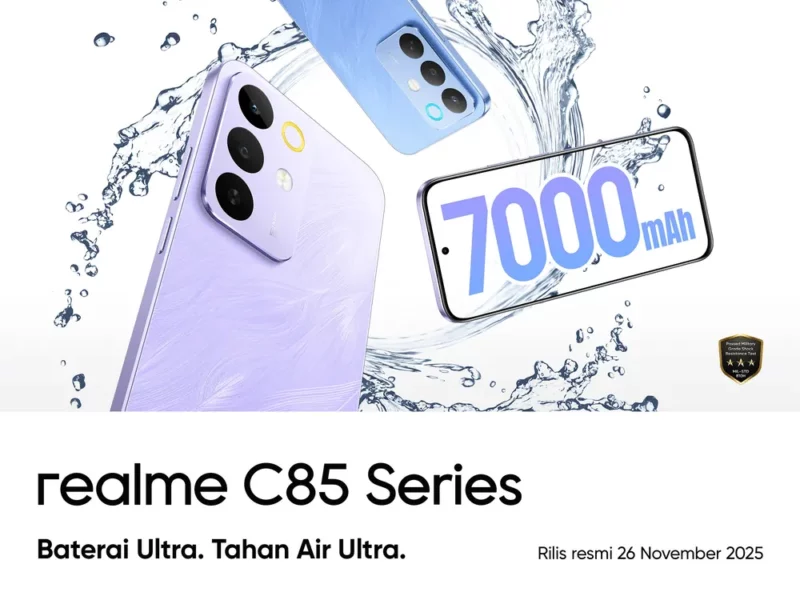 realme C85 Series Hadir 26 November, Bawa IP69 Pro dan Baterai 7000mAh
