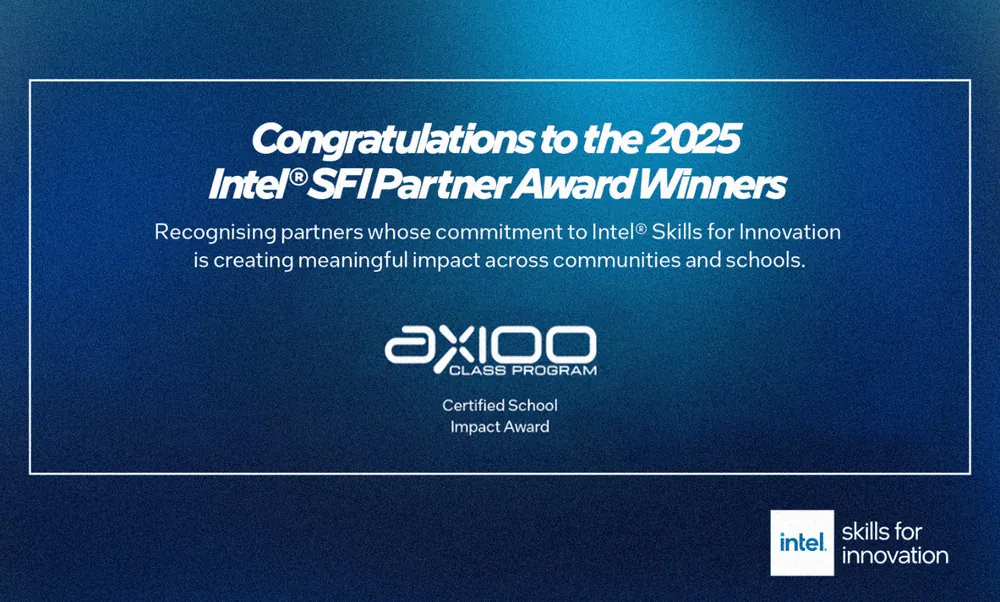 Content image for article: Axioo Class Program Raih Certified School Impact Award dari Intel