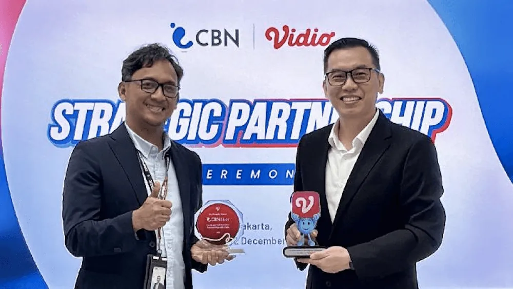 Content image for article: CBN Fiber Gandeng Vidio, Hadirkan Paket Hiburan Lengkap Plus Gratis 1 Bulan